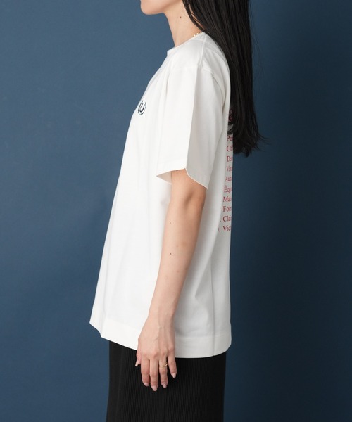 GEVACO(ゲバコ)の「【GEVACO/ゲバコ】メッセージバックプリントショートスリーブTEE(Tシャツ/カットソー・レディース・ベージュ/ブラック/ホワイト・MEDIUM)」の22枚目の写真
