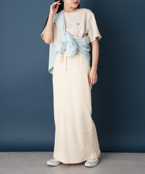 GEVACO(ゲバコ)の「【GEVACO/ゲバコ】メッセージバックプリントショートスリーブTEE(Tシャツ/カットソー・レディース・ベージュ/ブラック/ホワイト・MEDIUM)」の18枚目の写真