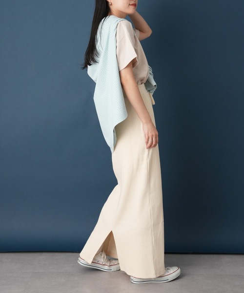 GEVACO(ゲバコ)の「【GEVACO/ゲバコ】メッセージバックプリントショートスリーブTEE(Tシャツ/カットソー・レディース・ベージュ/ブラック/ホワイト・MEDIUM)」の19枚目の写真