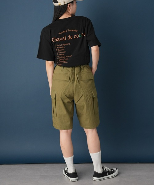 GEVACO(ゲバコ)の「【GEVACO/ゲバコ】メッセージバックプリントショートスリーブTEE(Tシャツ/カットソー・レディース・ベージュ/ブラック/ホワイト・MEDIUM)」の10枚目の写真