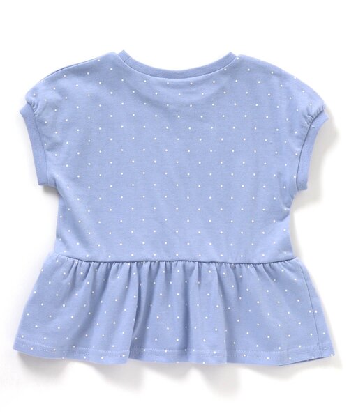 apres les cours（アプレレクール）の「【WEB限定/新色追加】ペプラムリボンTシャツ（Tシャツ/カットソー・キッズ・オレンジ/アイボリー/サックスブルー/ピンク/ブラック/イエロー/グリーン・130/80/120/140/100/110/90）」の22枚目の写真