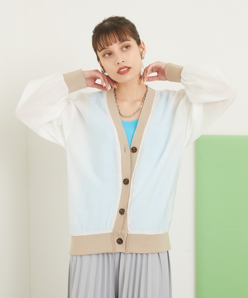 CLOCHE（クロシェ）の「cloche カラーニットタンク（タンクトップ・レディース・ブラック/ベージュ/ブルー/ピンク・FREE）」の14枚目の写真