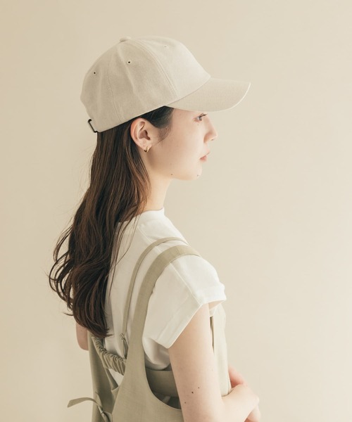 SMELLY（スメリー）の「リネンコットンキャップ（キャップ・レディース・チャコールグレー/ベージュ/アイボリー・-）」の10枚目の写真