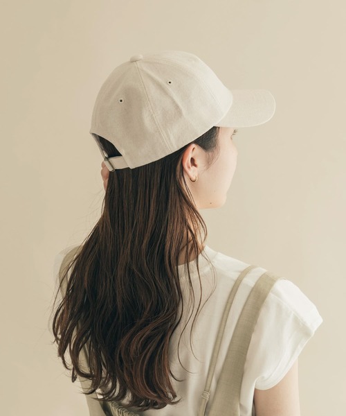 SMELLY（スメリー）の「リネンコットンキャップ（キャップ・レディース・チャコールグレー/ベージュ/アイボリー・-）」の11枚目の写真