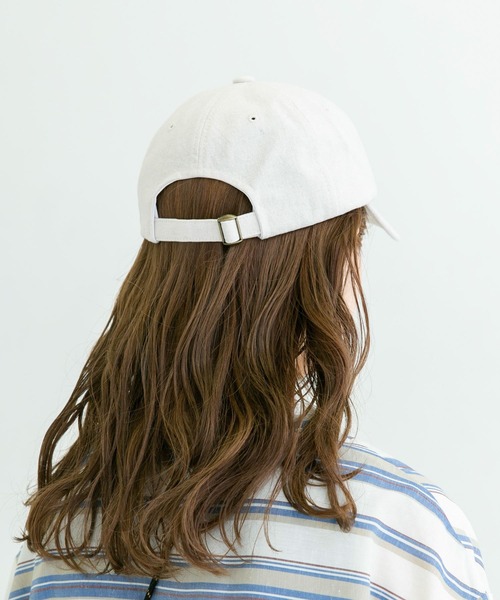 SMELLY（スメリー）の「リネンコットンキャップ（キャップ・レディース・チャコールグレー/ベージュ/アイボリー・-）」の13枚目の写真