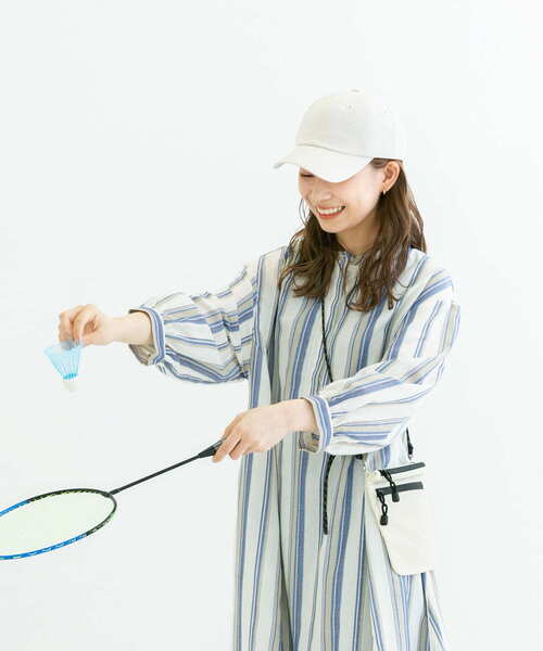 SMELLY（スメリー）の「リネンコットンキャップ（キャップ・レディース・チャコールグレー/ベージュ/アイボリー・-）」の14枚目の写真