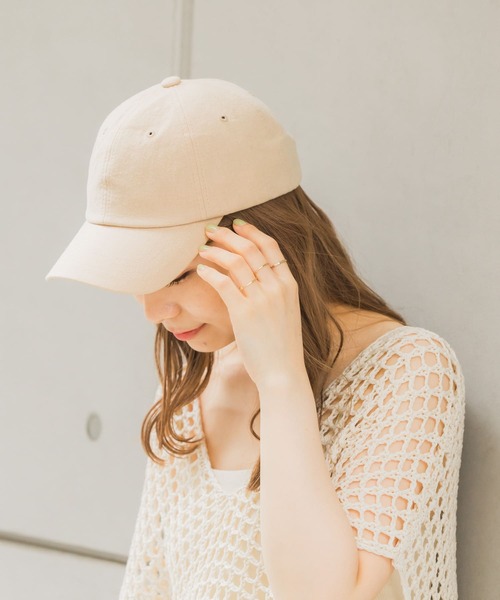 SMELLY（スメリー）の「リネンコットンキャップ（キャップ・レディース・チャコールグレー/ベージュ/アイボリー・-）」の15枚目の写真