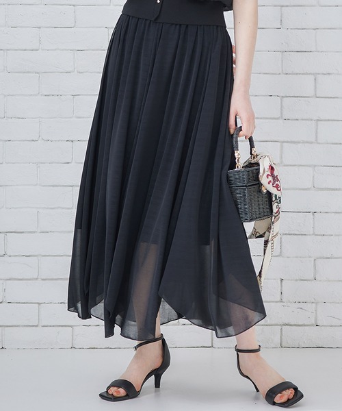 12Twelve Agenda（トゥエルブ　アジェンダ）の「エスパンディイレヘムスカート（スカート・レディース・ミント/ブラウン/ブラック・M）」の2枚目の写真