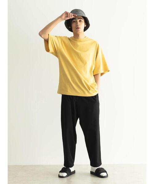 CRAFT STANDARD BOUTIQUE(クラフトスタンダードブティック)の「吸水速乾ワンポイント刺繍TEE(Tシャツ/カットソー・レディース・パープル/ブラック/ベージュ/杢グレー/オフホワイト・L/M/XL)」の10枚目の写真