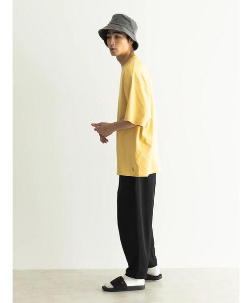 CRAFT STANDARD BOUTIQUE(クラフトスタンダードブティック)の「吸水速乾ワンポイント刺繍TEE(Tシャツ/カットソー・レディース・パープル/ブラック/ベージュ/杢グレー/オフホワイト・L/M/XL)」の12枚目の写真