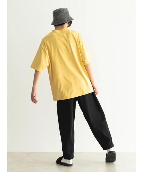 CRAFT STANDARD BOUTIQUE(クラフトスタンダードブティック)の「吸水速乾ワンポイント刺繍TEE(Tシャツ/カットソー・レディース・パープル/ブラック/ベージュ/杢グレー/オフホワイト・L/M/XL)」の13枚目の写真