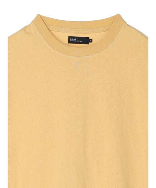 CRAFT STANDARD BOUTIQUE(クラフトスタンダードブティック)の「吸水速乾ワンポイント刺繍TEE(Tシャツ/カットソー・レディース・パープル/ブラック/ベージュ/杢グレー/オフホワイト・L/M/XL)」の22枚目の写真