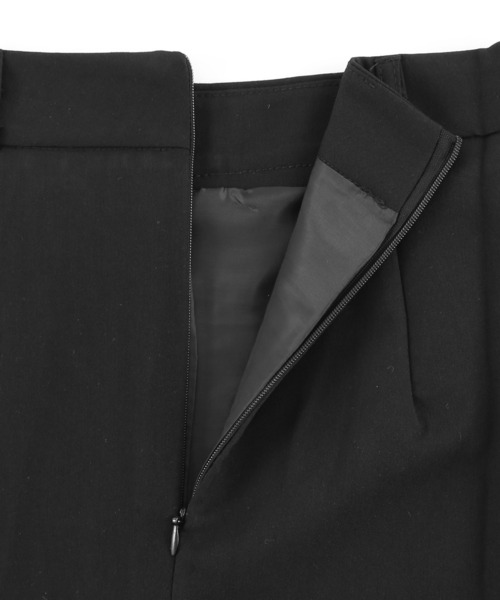 Figments（フィグメンツ）の「ベルト付きサイドプリーツミニスカート（スカート・レディース・ブラック/グレー・SMALL/MEDIUM）」の10枚目の写真