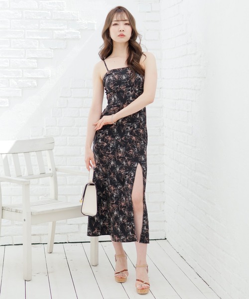 LIPSERVICE(リップサービス)の「charme flowerマーメイドワンピース(ワンピース・レディース・ブラック/その他1/その他2/その他3・M/S)」の3枚目の写真