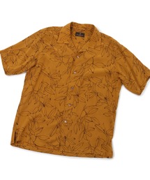 MEN'S BIGI | キュプラレーヨンプリントハーフスリーブシャツ(シャツ/ブラウス)