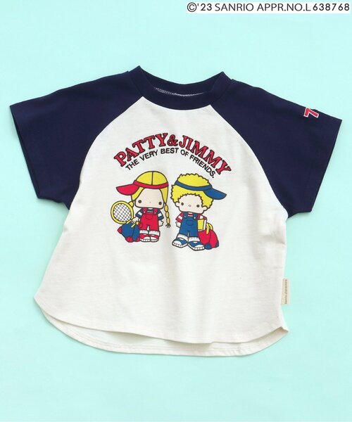 sanrio（サンリオ）の「サンリオキャラクターズアソートTシャツ（Tシャツ/カットソー・キッズ・アイボリー/レインボー/ネイビー/ラベンダー/その他2・80/90/100/110/120/130/140）」の3枚目の写真