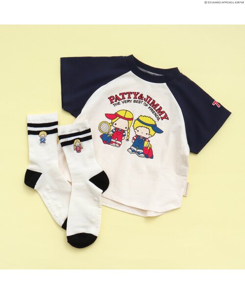 sanrio（サンリオ）の「サンリオキャラクターズアソートTシャツ（Tシャツ/カットソー・キッズ・アイボリー/レインボー/ネイビー/ラベンダー/その他2・80/90/100/110/120/130/140）」の10枚目の写真