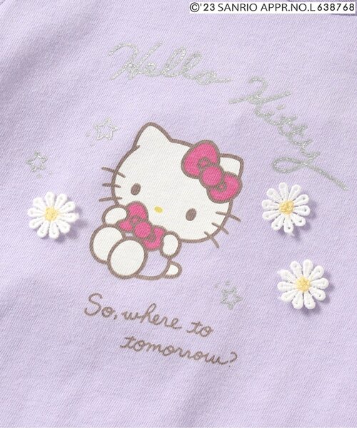 sanrio（サンリオ）の「サンリオキャラクターズアソートTシャツ（Tシャツ/カットソー・キッズ・アイボリー/レインボー/ネイビー/ラベンダー/その他2・80/90/100/110/120/130/140）」の17枚目の写真