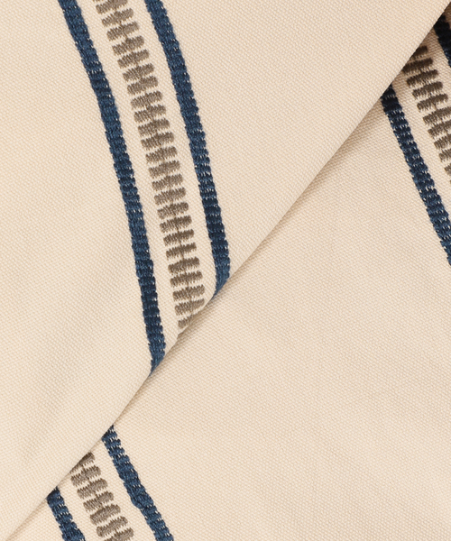 JOURNAL STANDARD relume（ジャーナルスタンダード　レリューム）の「エンブロイダリーストライプ キャンバスシャツ（シャツ/ブラウス・メンズ・アイボリー/サファリグリーン/ブラック・LARGE/MEDIUM）」の8枚目の写真