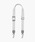 MARC JACOBS�i�}�[�N�W�F�C�R�u�X�j�́uTHE OUTLINE LOGO THIN STRAP/�U �A�E�g���C�� ���S �V�� �X�g���b�v �X�����i�V�����_�[�o�b�O�j�v�b�O���[�n���̑�