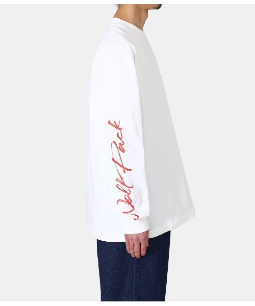 WP（ダブリューピー）の「WP / ダブリューピー：WP×CAMBER WORLD GREATS B2 L/Tee：WP11-LT03[WAX]（Tシャツ/カットソー・メンズ・ブラック×ブルー/ホワイト×レッド・XL/L/XXL）」の18枚目の写真