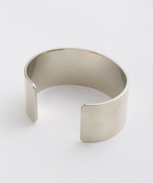 NANO universe（ナノユニバース）の「LB.03/[NU jewelry]ジャーマンシルバーワイドバングル（バングル/リストバンド・メンズ・シルバー・FREE）」の5枚目の写真