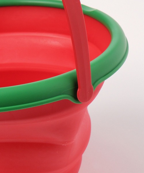 BAYFLOW（ベイフロー）の「折りたたみフルーツバケツ（KIDS）（おもちゃ・キッズ・オレンジ/グリーン/レッド・FREE）」の7枚目の写真