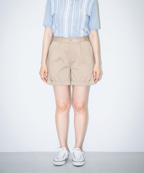 URBAN RESEARCH Sonny Label(アーバンリサーチサニーレーベル)の「OOPS ストレッチショートパンツ(その他パンツ・レディース・ブラック/ベージュ・38/36)」の7枚目の写真