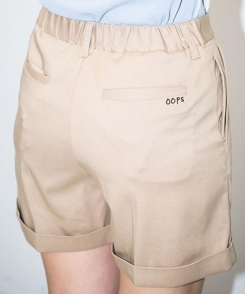 URBAN RESEARCH Sonny Label(アーバンリサーチサニーレーベル)の「OOPS ストレッチショートパンツ(その他パンツ・レディース・ブラック/ベージュ・38/36)」の12枚目の写真