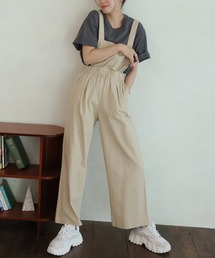 LAFFMO（ラフモ）の「ドロストワイドサロペット（サロペット/オーバーオール）」