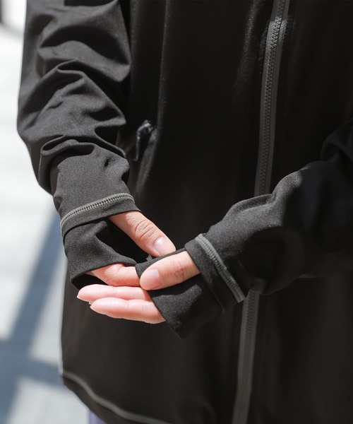 osharewalker(オシャレウォーカー)の「【廃盤】『指穴パーカー』(ラッシュガード・レディース・ブラック/ベージュ/モカ・FREE)」の13枚目の写真