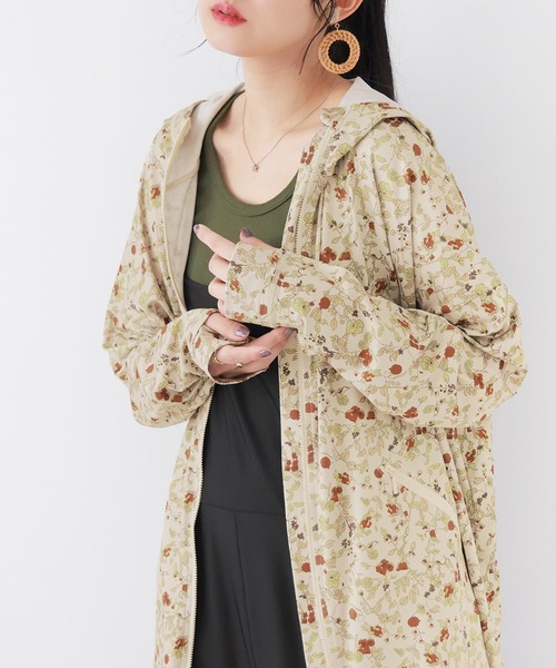 osharewalker(オシャレウォーカー)の「【廃盤】『指穴パーカー』(ラッシュガード・レディース・ブラック/ベージュ/モカ・FREE)」の18枚目の写真