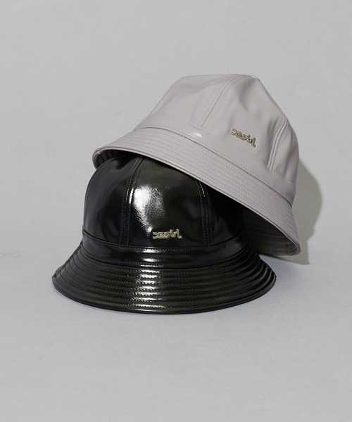 超高品質で人気の セール】FAUX LEATHER HAT（ハット）｜X-girl（エックス METRO 服＆ファッション小物
