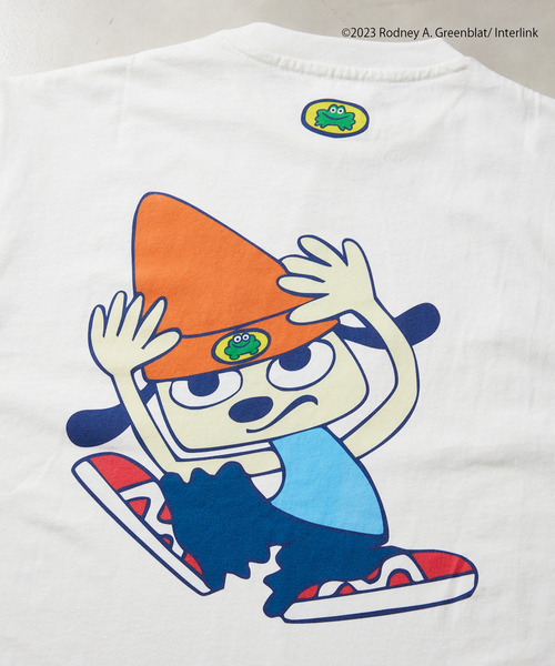 JOURNAL STANDARD relume（ジャーナルスタンダード　レリューム）の「【Parappa The Rapper / パラッパラッパー×relume】別注 プリントTシャツ（Tシャツ/カットソー・メンズ・ブラック系その他/ブラック/ホワイト×ホワイト/ホワイト/ホワイト系その他/ブラックミックス・MEDIUM/LARGE）」の2枚目の写真