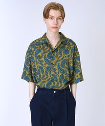 ◆ジャカードペイズリー 2WAY半袖シャツ