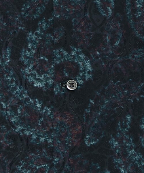 tk.TAKEO KIKUCHI（ティーケータケオキクチ）の「◆ジャカードペイズリー 2WAY半袖シャツ（シャツ/ブラウス・メンズ・ブラック系3/こしょう色系4/ネイビー系8・02/03）」の16枚目の写真