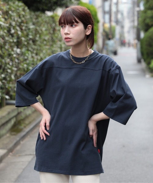 Healthknit(ヘルスニット)の「【Healthknit】Max Weight Football H/S 半袖Tシャツ 51024 ※(Tシャツ/カットソー・メンズ・ネイビー/ホワイト/レッド/ライトグリーン/イエロー・L/XL/M)」の9枚目の写真