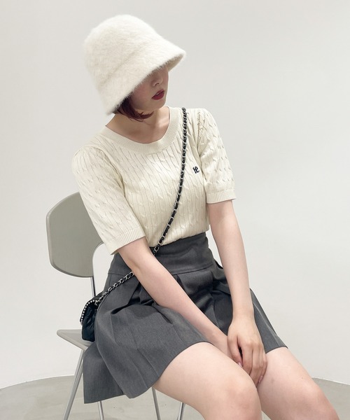 Heather(ヘザー)の「シャギーHAT 960782(ハット・レディース・ブラック/グレー/オフホワイト・ONE SIZE)」の20枚目の写真