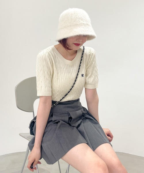 Heather(ヘザー)の「シャギーHAT 960782(ハット・レディース・ブラック/グレー/オフホワイト・ONE SIZE)」の21枚目の写真