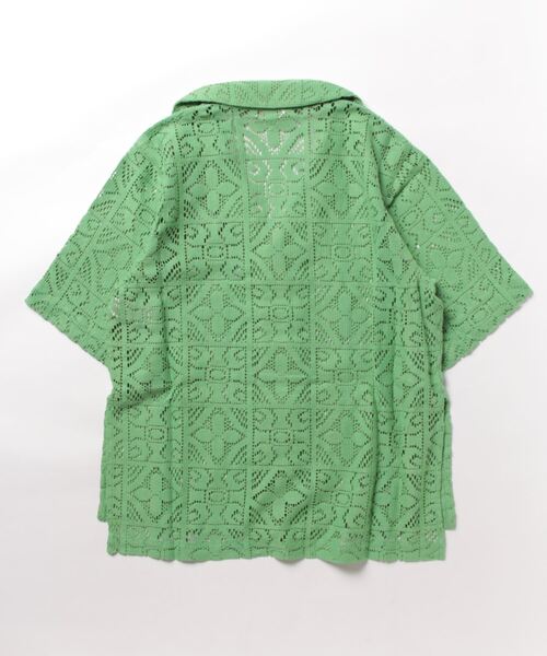 セール】PANEL LACE HALF SLEEVE シャツ（シャツ/ブラウス）｜MOUSSY 
