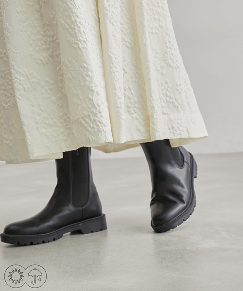 ROPE'（ロペ）の「【WEB限定】プラットフォーム サイドゴアブーツ（ブーツ・レディース・ブラック・36/36.5/37/37.5）」の10枚目の写真