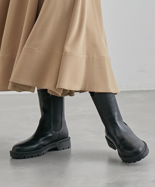 ROPE'（ロペ）の「【WEB限定】プラットフォーム サイドゴアブーツ（ブーツ・レディース・ブラック・36/36.5/37/37.5）」の13枚目の写真
