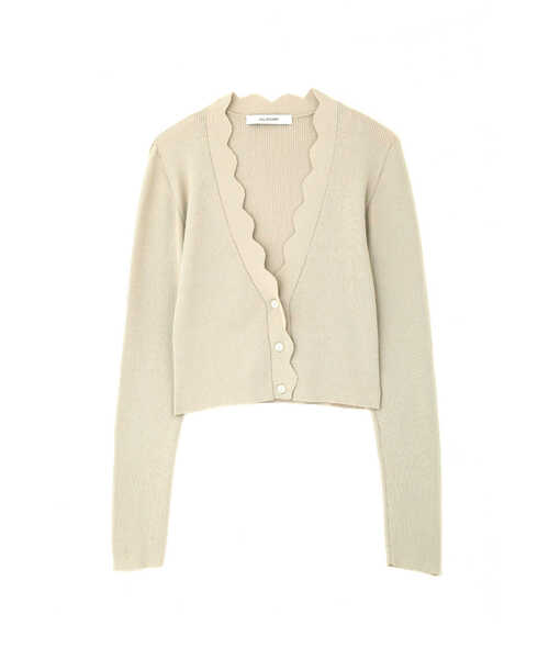 JILL STUART（ジルスチュアート）の「◆UVカットショートニットカーディガン（カーディガン/ボレロ・レディース・ピンク/イエロー/ベージュ/ネイビー・FREE）」の19枚目の写真