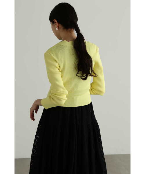 JILL STUART（ジルスチュアート）の「◆UVカットショートニットカーディガン（カーディガン/ボレロ・レディース・ピンク/イエロー/ベージュ/ネイビー・FREE）」の11枚目の写真