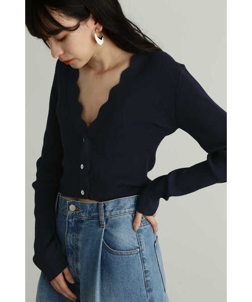 JILL STUART（ジルスチュアート）の「◆UVカットショートニットカーディガン（カーディガン/ボレロ・レディース・ピンク/イエロー/ベージュ/ネイビー・FREE）」の17枚目の写真