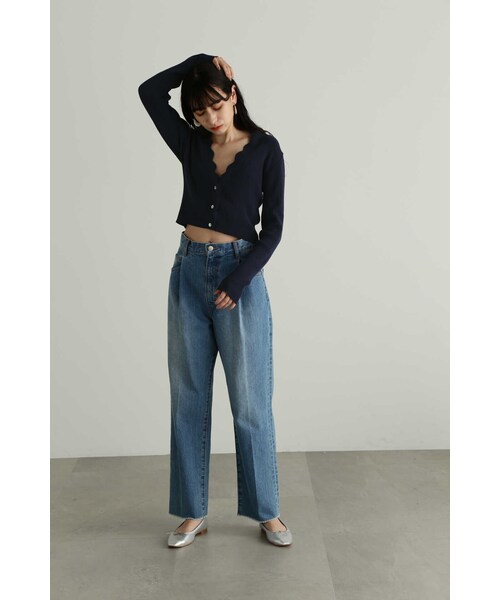 JILL STUART（ジルスチュアート）の「◆UVカットショートニットカーディガン（カーディガン/ボレロ・レディース・ピンク/イエロー/ベージュ/ネイビー・FREE）」の22枚目の写真