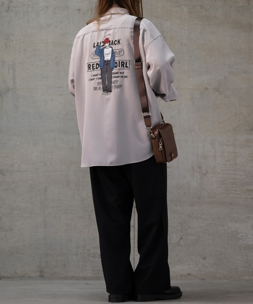 JOHN'S CLOSET（ジョンズクローゼット）の「【g】フェイクレザー ミニショルダーバッグ（ショルダーバッグ・メンズ・キャメル/ダークブラウン/ブラック・FREE）」の9枚目の写真