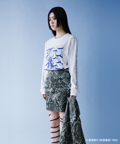 衣類　遠野日和 Animal motif Tee(Tシャツ) ブラック Mサイズ 「劇場版 Free!-the Final Stroke-×ZOZOTOWN」 ZOZOSPOT（ゾゾスポット）の「劇場版 Free!-the Final Stroke