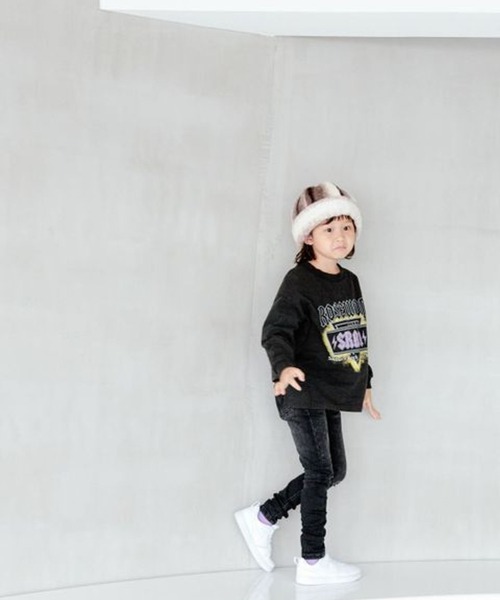 LOWRYS FARM（ローリーズファーム）の「ロールＣＡＰ　964460（キャップ・キッズ・グレー/ブラウン・FREE）」の3枚目の写真