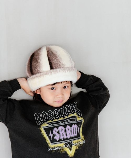 LOWRYS FARM（ローリーズファーム）の「ロールＣＡＰ　964460（キャップ・キッズ・グレー/ブラウン・FREE）」の6枚目の写真